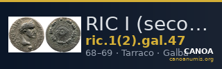 RIC I (second edition) Galba 47 — CANOA