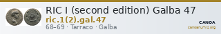 RIC I (second edition) Galba 47 — CANOA