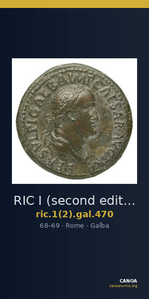 RIC I (second edition) Galba 470 — CANOA