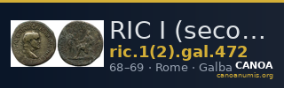 RIC I (second edition) Galba 472 — CANOA