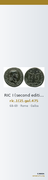 RIC I (second edition) Galba 475 — CANOA