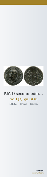 RIC I (second edition) Galba 478 — CANOA