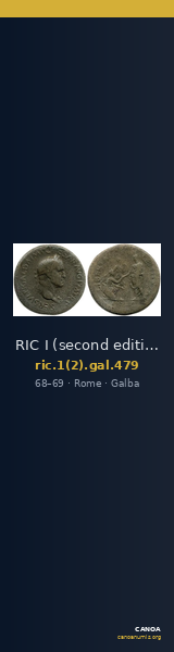 RIC I (second edition) Galba 479 — CANOA