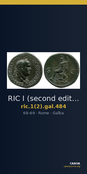 RIC I (second edition) Galba 484 — CANOA