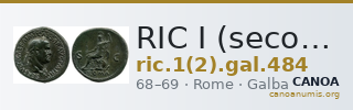 RIC I (second edition) Galba 484 — CANOA
