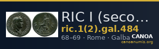 RIC I (second edition) Galba 484 — CANOA