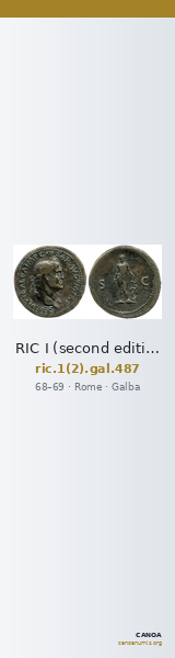 RIC I (second edition) Galba 487 — CANOA