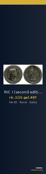 RIC I (second edition) Galba 487 — CANOA
