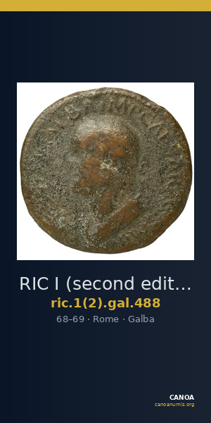 RIC I (second edition) Galba 488 — CANOA