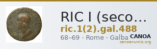 RIC I (second edition) Galba 488 — CANOA