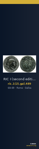 RIC I (second edition) Galba 489 — CANOA