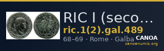 RIC I (second edition) Galba 489 — CANOA
