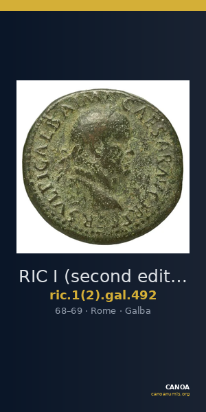 RIC I (second edition) Galba 492 — CANOA