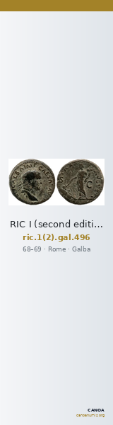 RIC I (second edition) Galba 496 — CANOA