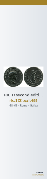 RIC I (second edition) Galba 498 — CANOA