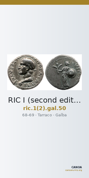 RIC I (second edition) Galba 50 — CANOA