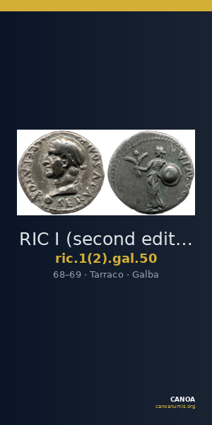 RIC I (second edition) Galba 50 — CANOA