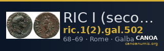 RIC I (second edition) Galba 502 — CANOA