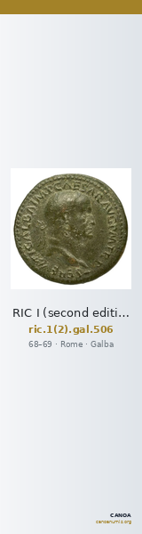 RIC I (second edition) Galba 506 — CANOA