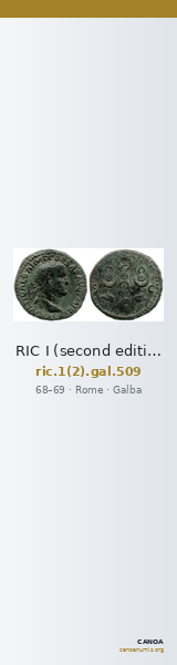 RIC I (second edition) Galba 509 — CANOA