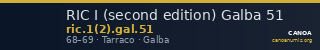 RIC I (second edition) Galba 51 — CANOA