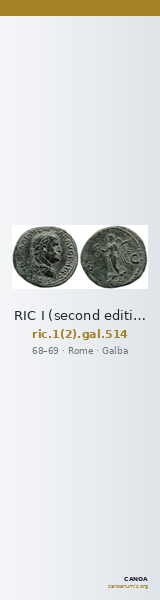 RIC I (second edition) Galba 514 — CANOA