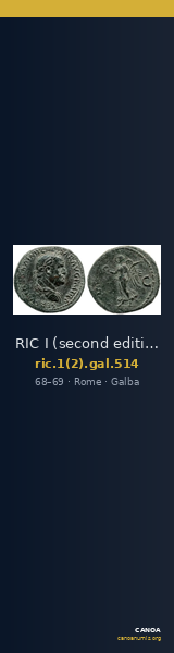 RIC I (second edition) Galba 514 — CANOA