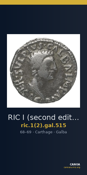 RIC I (second edition) Galba 515 — CANOA