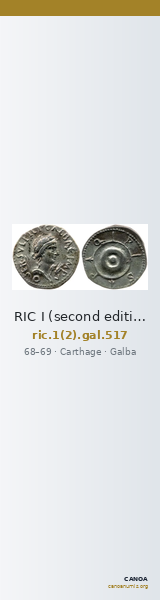 RIC I (second edition) Galba 517 — CANOA