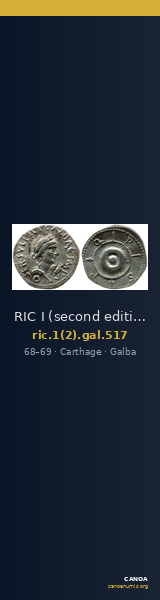 RIC I (second edition) Galba 517 — CANOA