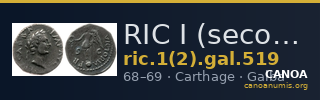 RIC I (second edition) Galba 519 — CANOA