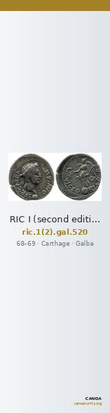 RIC I (second edition) Galba 520 — CANOA