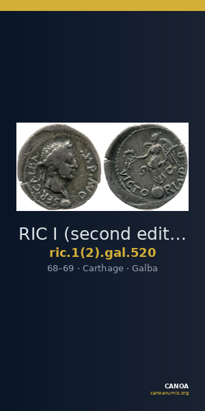 RIC I (second edition) Galba 520 — CANOA