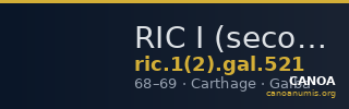 RIC I (second edition) Galba 521 — CANOA