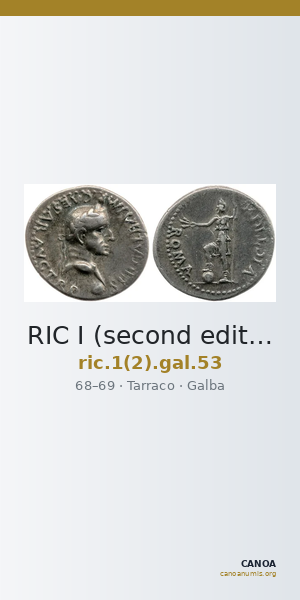 RIC I (second edition) Galba 53 — CANOA
