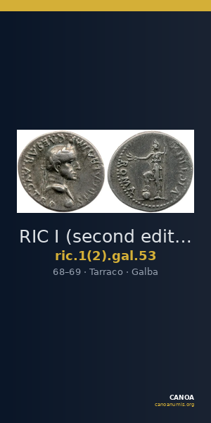 RIC I (second edition) Galba 53 — CANOA
