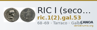 RIC I (second edition) Galba 53 — CANOA