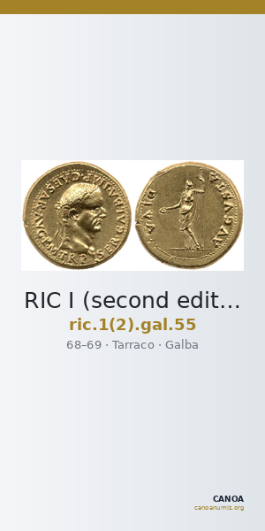 RIC I (second edition) Galba 55 — CANOA