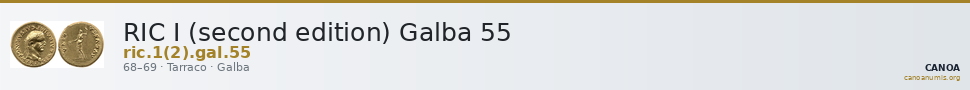 RIC I (second edition) Galba 55 — CANOA