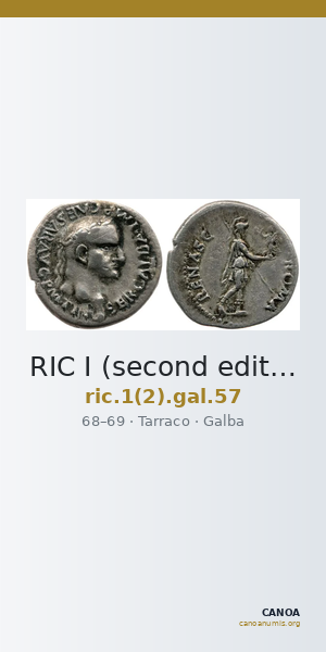 RIC I (second edition) Galba 57 — CANOA