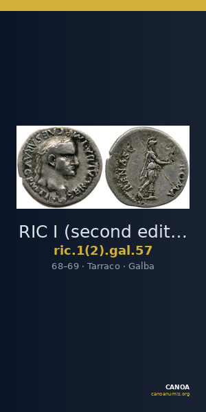RIC I (second edition) Galba 57 — CANOA