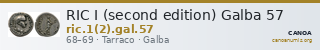 RIC I (second edition) Galba 57 — CANOA
