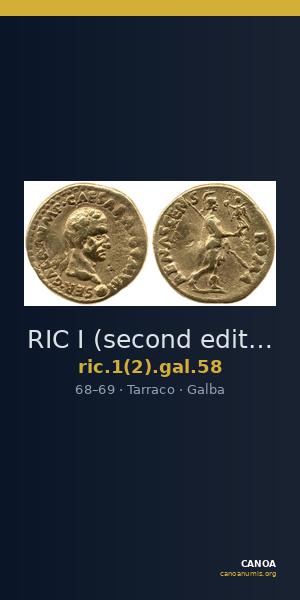 RIC I (second edition) Galba 58 — CANOA