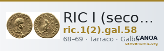 RIC I (second edition) Galba 58 — CANOA
