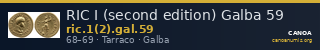 RIC I (second edition) Galba 59 — CANOA