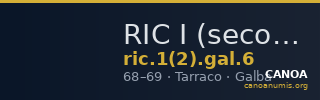 RIC I (second edition) Galba 6 — CANOA