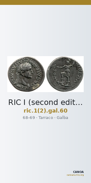 RIC I (second edition) Galba 60 — CANOA