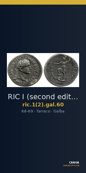 RIC I (second edition) Galba 60 — CANOA