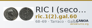 RIC I (second edition) Galba 60 — CANOA