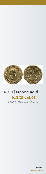 RIC I (second edition) Galba 61 — CANOA